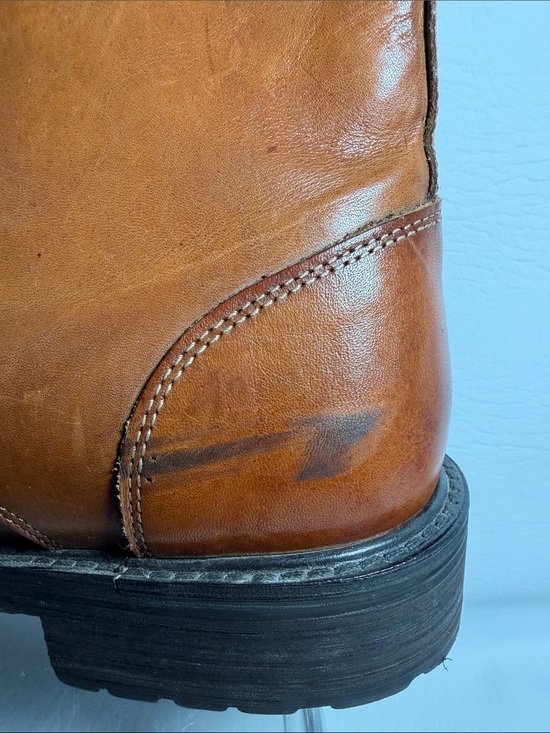To Boot NY Adam Derrick Tan Leather Lace-Up Ankle Boots Henley Derby Sz 10.5 US main image 3